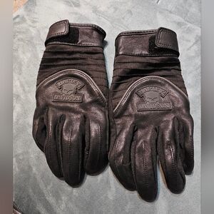 (Large) Harley Davidson Leather Gloves [Mens] Willie G Series